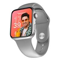 CrossBeats Ignite Cube 1.9" HD Screen Bluetooth Calling Smartwatch Rotating Crown, 60Hz Refresh Rate, 550 NITS,100+ Watch Faces, Sports Mode, Built in Speaker & Mic,HR SpO2 BP Monitor (Silver)