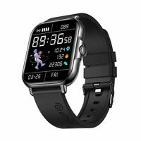 PTron Newly Launched Reflect Callz Smartwatch with Bluetooth Calling, 1.85" Full Touch Display, 600 NITS, Digital Crown, 100+ Watch Faces, HR, SpO2, Sports Mode, 5 Days Battery Life & IP68 (Black)