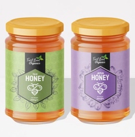 First Bud Organics Jamun & Tulsi Honey Combo - 2 x200gm Each