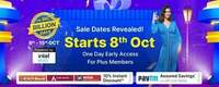 Few Hours Left - The Big Billion Days Sale Live for ALL Members Upto 80% off + 10% off ICICI?KOTAK/AXIS Bank Cards