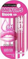 Maybelline New York Lip Balm, Sheer Lip Colour, With SPF, Moisturises and Protects, Baby Lips, Pink Bloom, 1.7g
