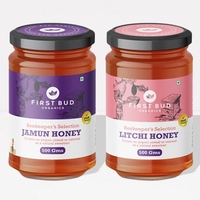 First Bud Organics Jamun & Litchi Honey Combo - 1kg