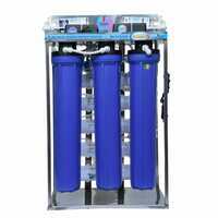 Feschon Stainless Steel 50 LPH Domestic Plant No Storage LTR RO Water Purifier (21.5 Inches, White) 