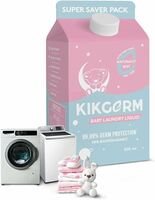 KIKGERM Baby Liquid Laundry Detergent Natural Plant Based Safe and Gentle, 500ML - Pack of 1