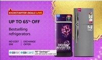 Amazon Bestselling Refrigerators Upto 65% Off + Extra 10% bank offers