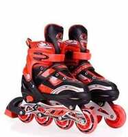 xelix High quality Skating in-line Shoe have different size and with PU LED wheel Skates - Size 6-9 UK (Red)