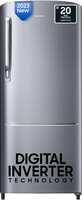 SAMSUNG 183 L Direct Cool Single Door 3 Star Refrigerator with Digital Inverter (Elegant Inox, RR20C1723S8/HL)