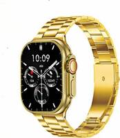 Gamesir S9 Ultra 24K Dark Golden Watch for Businessman NO Color Fade with Many Features Smartwatch (Gold Strap, Standard Size)