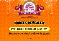 Great Indian Sale Mobile Pre-booking Starts at Rs.99 