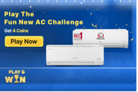 Flipkart AC Challenge Win Supercoins unlock Rs.500 off discount in BBD Sale
