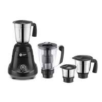 Orient Electric 750W Mixer Grinder with Juicer | Super Power 750 MGSP75B4 4 jar with 3 SS Jars and 1 PC juicing jar with Pusher & seive | Longer Life Balanced Coil Motor| 5 Years Motor Warranty