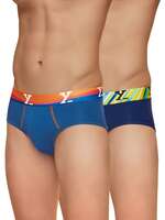 XYXX Men's Micro Modal Briefs - Dynamo Underwear for Men with No-Marks Waistband - Ultra-Light, Antimicrobial, Moisture Absorbent, Innerwear with Superior Stretch