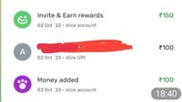 Slice referral benefit flat Rs. 150