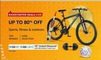 Sports & Outdoors upto 80% + Bank offers