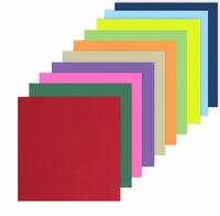 (Set of 5, Multicolor) OFIXO 100pcs DIY Square Origami Paper Double Sides Solid Color Folding Paper Multicolor Kids Handmade Scrapbooking Craft Accessories Unruled 15 * 15 Origami Paper