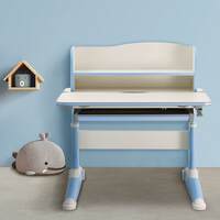 Green Soul Achiever Kids Ergonomic Height Adjustable Desk with Metal Frame for Children’s with Multi-Angle Tabletop & Drawer (Blue)