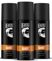 Beardo Bandit Perfume Body Spray - Pack of 3 (3 N x 120ml)