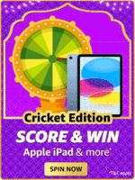 Amazon GIF cricket edition score and win apple ipad or more ( guaranteed loot or lucky draw) hurry