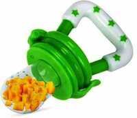 mukume ibbler for Babies | Pacifier for New Born Baby | Silicone Fruit and Juice Feeder with Cover | Kids Nipple Pacifier for Fruit vegetable Feeder  (Green)