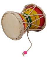 Juarez Nawaab 4 Inch Damru Hand Percussion Handmade Indian Musical Instrument