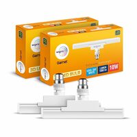wipro 10W 3D Led Bulb (White, Standard, N11011_2, Pack Of 2, B22D)