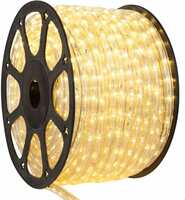 Peafowl Wholesale 1200 LEDs 10.16 m Yellow Rice Lights (Pack of 1)


