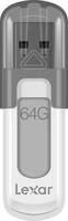 [100% supercoins Back Deal] Lexar JumpDrive V100 64 GB Pen Drive  (Grey)
