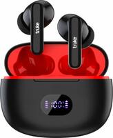 Truke Air Buds+ with Quad Mic ENC & 20 EQ mode, Digital Display, 48Hour Playtime Bluetooth Headset 