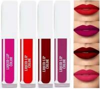 TILKOR Transfer Insta Beauty Waterproof Longlast SensationaL Liquid Matte Mini Lipstick  (4 RED COLOR, 18 ml)