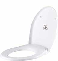 Kohler Brive Toilet Seat Slow Close - Oval Shaped in White - Toilet Seat for Bathroom - High Gloss Finish, Comfort Seating - Easy Hygiene Maintenance - Seat Closes Quietly without Slamming 13946IN-2-0