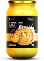 Ketofy A2 Desi Cow Ghee | Contains Beta-Casein Protein, Kankrej Cow Ghee, Bilona Method Ghee 1 kg Mason Jar