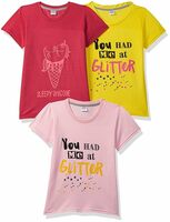 Gubbarey Girl's Regular Fit T-Shirt