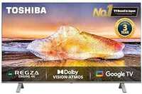 TOSHIBA 139 cm (55 inches) 4K Ultra HD Smart LED Google TV 55C350MP (Silver)