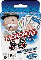 Hasbro Gaming Monopoly Deal Card Game- Telugu (తెలుగు)