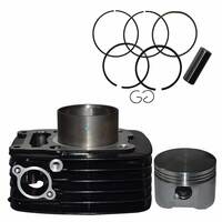 NIKAVI CBKP22 Cylinder Block Piston Kit Compatible for Bajaj Pulsar 180 Latest Model Big Hole