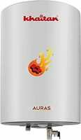 Khaitan Aurus 5 Star Rated Storage Water Heater (Geyser) with Advanced Safety Features (Wall Mounting, White) (10 Ltr)