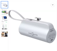 Callmate 5000 mAh Power Bank (15 W, Fast Charging)  (White, Lithium-ion)