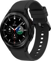 SAMSUNG Watch 4 Classic LTE 46mm Super AMOLED LTE Calling with Body Composition Tracking  (Black Strap, Free Size)