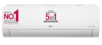 LG 1.5 Ton 5 Star Split Dual Inverter AC - White  (RS-Q19BNZE, Copper Condenser)