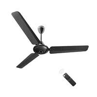 atomberg Efficio Alpha 1200mm BLDC Motor 5 Star Rated Classic Ceiling Fans with Remote Control | High Air Delivery Fan with LED Indicators | Upto 65% Energy Saving | 1+1 Year Warranty (Black