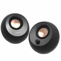 Lowest - Creative Pebble V3 Black Minimalistic 2.0 USB-C Powered Desktop Speakers with BT 5.0, Amplified Audio, 8W RMS with 16W Peak Power, Clear Dialog,Aux-in @ 2999/-