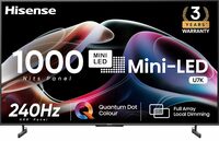  Hisense 215 cm (85 inches) 4K Ultra HD Smart Mini LED TV 85U7K (Black) 