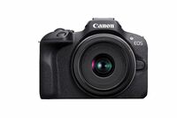 Canon Digital Camera EOS R100 RF-S18-45mm is STM Kit (Black)