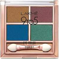 Lakme 9 to 5 Eye Color Quartet Eye Shadow, Royal Peacock, 7 g