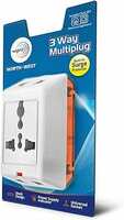 Wipro 3 Way multiplug with Built in Surge Protector