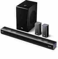 Mivi Fort S660 With Dolby Audio, 2 Satellite Speakers, Surround Sound 660 W Bluetooth Soundbar (Black, 5.1 Channel)