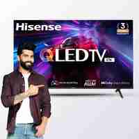 Hisense E7K 108 cm (43 inch) QLED UItra HD (4K) Smart VIDAA TV With Dolby Vision and Atmos (43E7K)