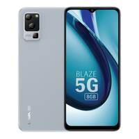 Lava Blaze 5G (Glass Blue, 8GB RAM, UFS 2.2 128GB Storage) | 5G Ready | 50MP AI Triple Camera 