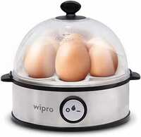 Wipro Vesta Electric Egg Boiler, 360 Watts, 3 Boiling Modes, Stainless Steel Body and Heating Plate