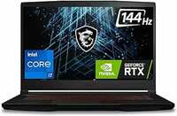 MSI GF63 Thin, Intel Core i7-11800H, 40CM FHD 144Hz Gaming Laptop (16GB/512GB NVMe SSD/Windows 11 Home/Nvidia GeForce RTX)
